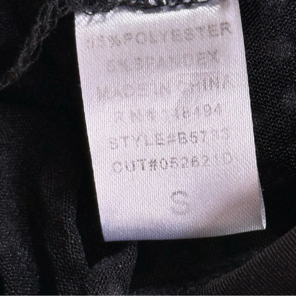 Windsor Black Studded Long Sleeve Bodysuit #43 - Picture 4 of 4